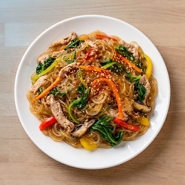 Japchae Noodles.